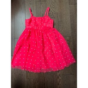 H&M pink heart dress 4/5